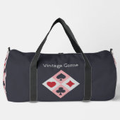 Vintage Kartenspiel-Farbkombination Duffle Bag (Vorderseite)