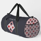 Vintage Kartenspiel-Farbkombination Duffle Bag (Rechte Ecke)
