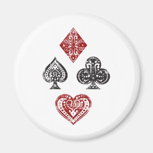 Vintage-Kartenspiel Magnet