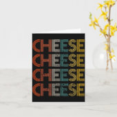Vintage Käse  Karte (Gelbe Blume)
