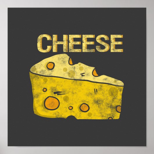 Vintage-Käse Poster (Vorne)