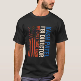 Vintage Kash Patel FBI-Direktor Amerikanische Flag T-Shirt
