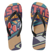 Vintage Kassete Badesandalen (Fußbett)