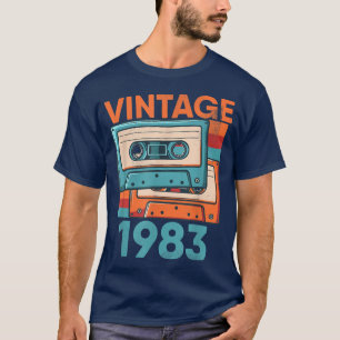 Vintage-Kassette 1983 Klassischer Geburtstag 39 Ja T-Shirt