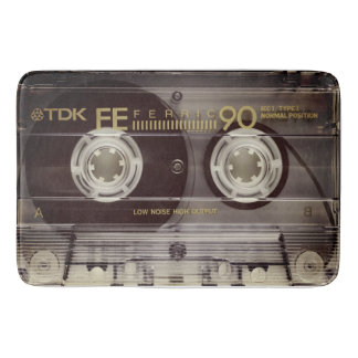 Vintage-Kassette Badematte