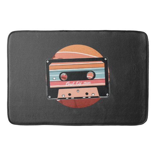 Vintage Kassette Badematte (Vorderseite)