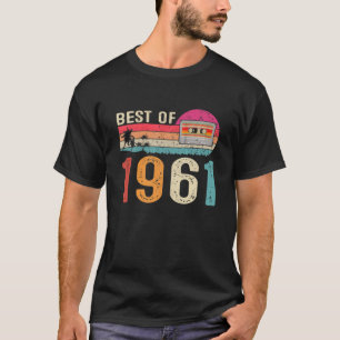 Vintage Kassette Best of 1961 Geboren 61. Geburtst T-Shirt