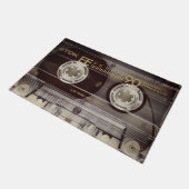 Vintage-Kassette Fußmatte (Schrägansicht)