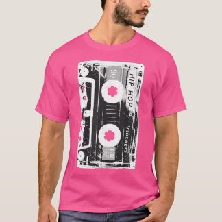 Vintage-Kassette Hip-Hop-Musik 80er 90er Retro T-Shirt