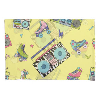 Vintage Kassette, Roller-Skate: Retro Kissenbezug