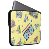 Vintage Kassette, Roller-Skate: Retro Laptopschutzhülle (Vorne Rechts)