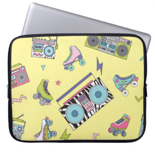 Vintage Kassette, Roller-Skate: Retro Laptopschutzhülle