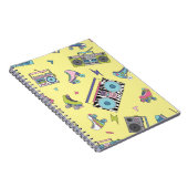 Vintage Kassette, Roller-Skate: Retro Notizblock (Rechte Seite)