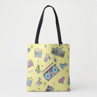 Vintage Kassette, Roller-Skate: Retro Tasche