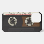 Vintage Kassette rückwärts iPhone Hülle (Rückseite (Horizontal))