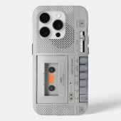 Vintage-Kassettenrekorder Case-Mate iPhone Hülle (Rückseite)