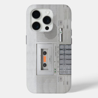 Vintage-Kassettenrekorder iPhone 15 Pro Hülle