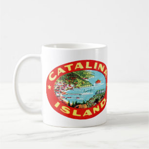 Vintage katalanische Insel Kalifornien Kaffeetasse