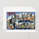 Vintage katalanische Insel Postkarte (Vorne/Hinten)