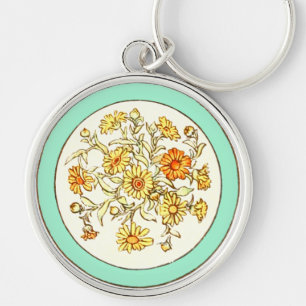 Vintage Kate Greenaway-Buchillustrierung Schlüsselanhänger