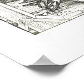 Vintage Katharina von Alexandria Poster (Ecke)