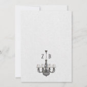 Vintage Kathedrale Einladung (Rückseite)