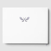 Vintage katholische Hochzeit Gästebuch (Rückseite)