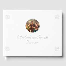 Vintage katholische Hochzeit Gästebuch