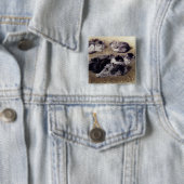 Vintage-Kätzchen-Knopf Button (Beispiel)