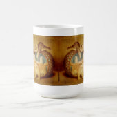 Vintage Kätzchen mit der Garn-Tasse Kaffeetasse (Mittel)