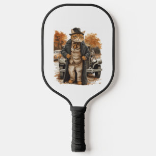 Vintage Katze Elegance Pickleball Schläger