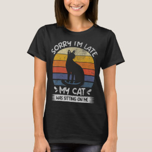 Vintage Katze für Männer Frauen Katze Katze Tier T-Shirt