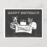 Vintage Katze Geburtstagskuchen Odness