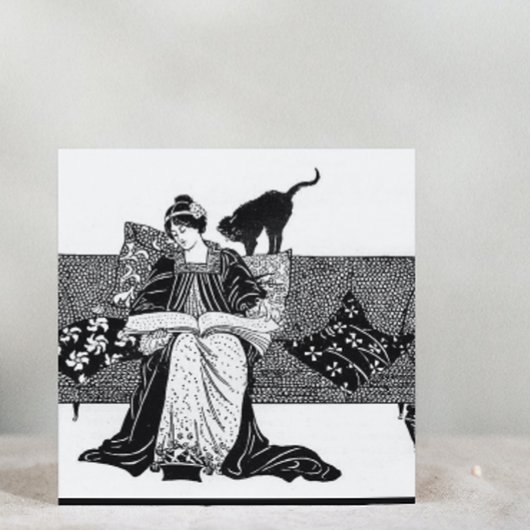 Vintage Katze Getränkeuntersetzer