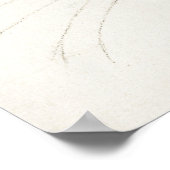 Vintage Katze-Illustration Poster (Ecke)