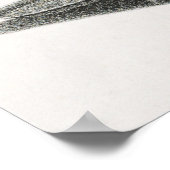 Vintage Katze-Illustration Poster (Ecke)