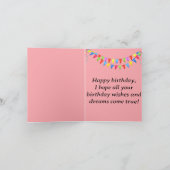 Vintage Katze in der Multifunktionskarte und Happy Karte (Innenseite)