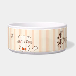 Vintage Katze Liebe Zitat Keramik Haustiere Bowl Napf