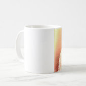 Vintage Katze mit Blue Bow Kaffeetasse (Vorderseite Links)