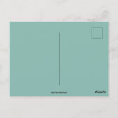 Vintage Katze mit Blume Valentine Postkarte (Rückseite)