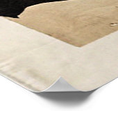 Vintage Katze mit Ratte Poster (Ecke)