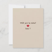 Vintage Katze mit Valentingrüßkarte Einladung (Rückseite)