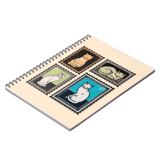 Vintage Katze Notizblock (Linke Seite)