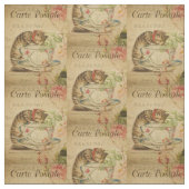 Vintage Katze Stoff (Muster)