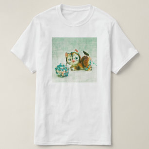 Vintage-Katze T-Shirt