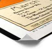 Vintage Katze und Kaninchen Poster (Ecke)