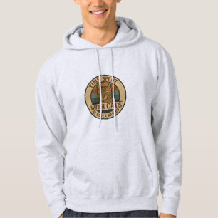 Vintage-Katze – Zeit mit Katzen ist niemals versch Hoodie