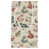 Vintage Katzen Kleine Geschenktüte (Vorderseite)