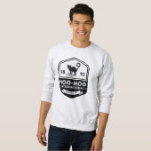 Vintage-Katzen-Logo-Sweatshirt Sweatshirt (Vorne ganz)