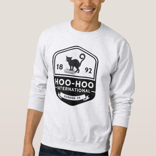 Vintage-Katzen-Logo-Sweatshirt Sweatshirt (Vorderseite)